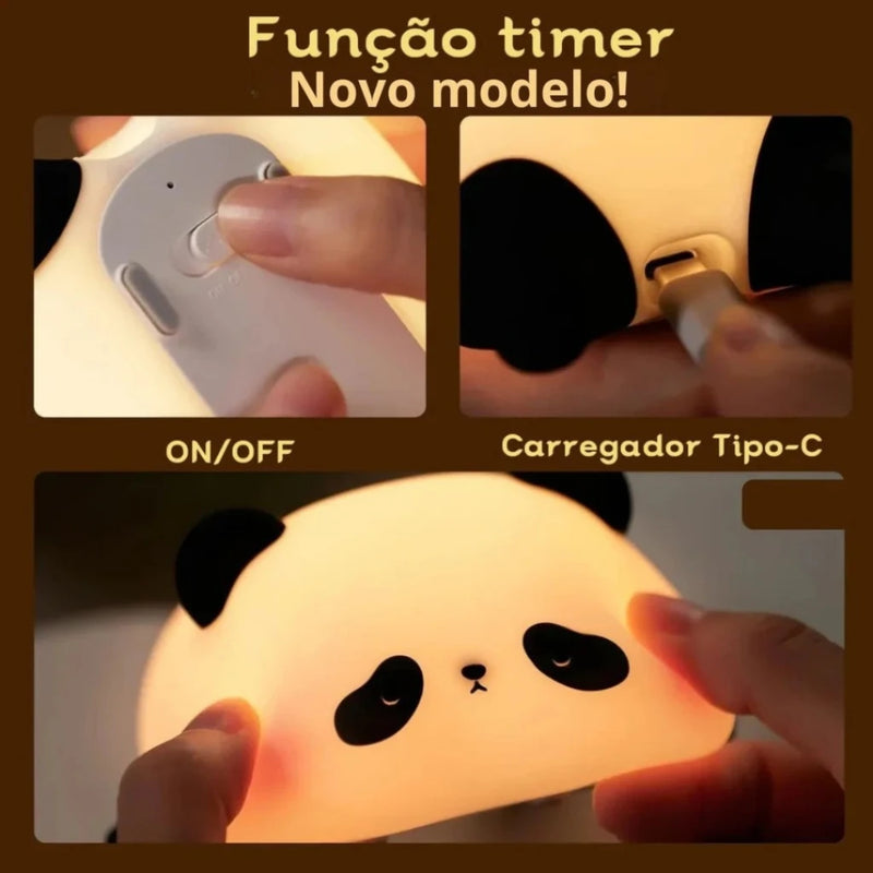 Luminária Panda Encantadora